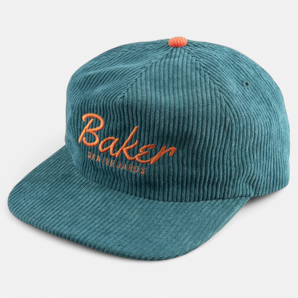 Baker Dolphin Green Cord Snapback