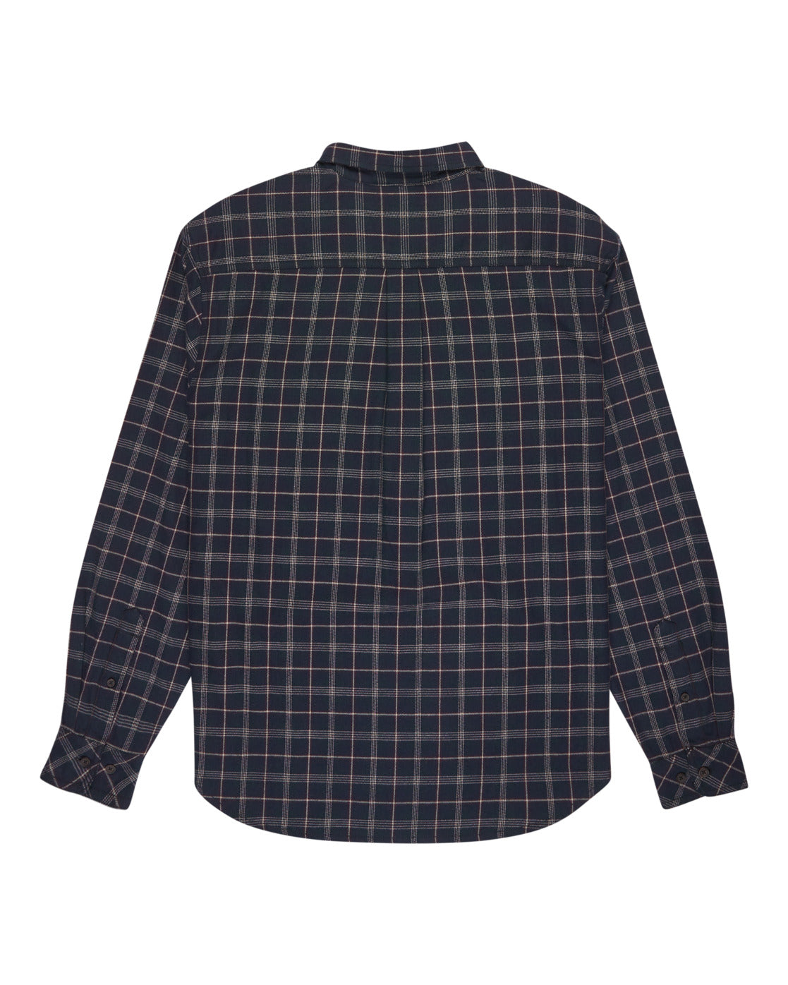 Element Button Down Regular Flannel Tartan Blue