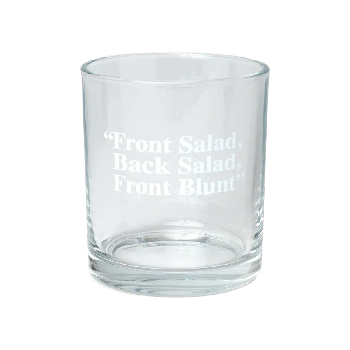 Jenkem Front Salad Rocks Glass
