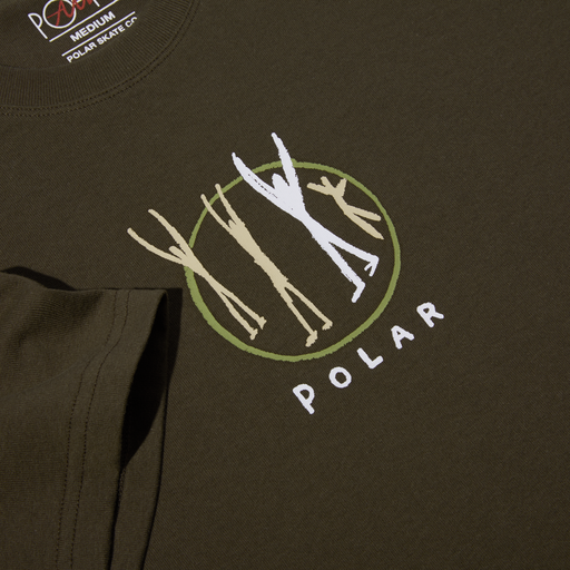 Polar Gang Tee Brown