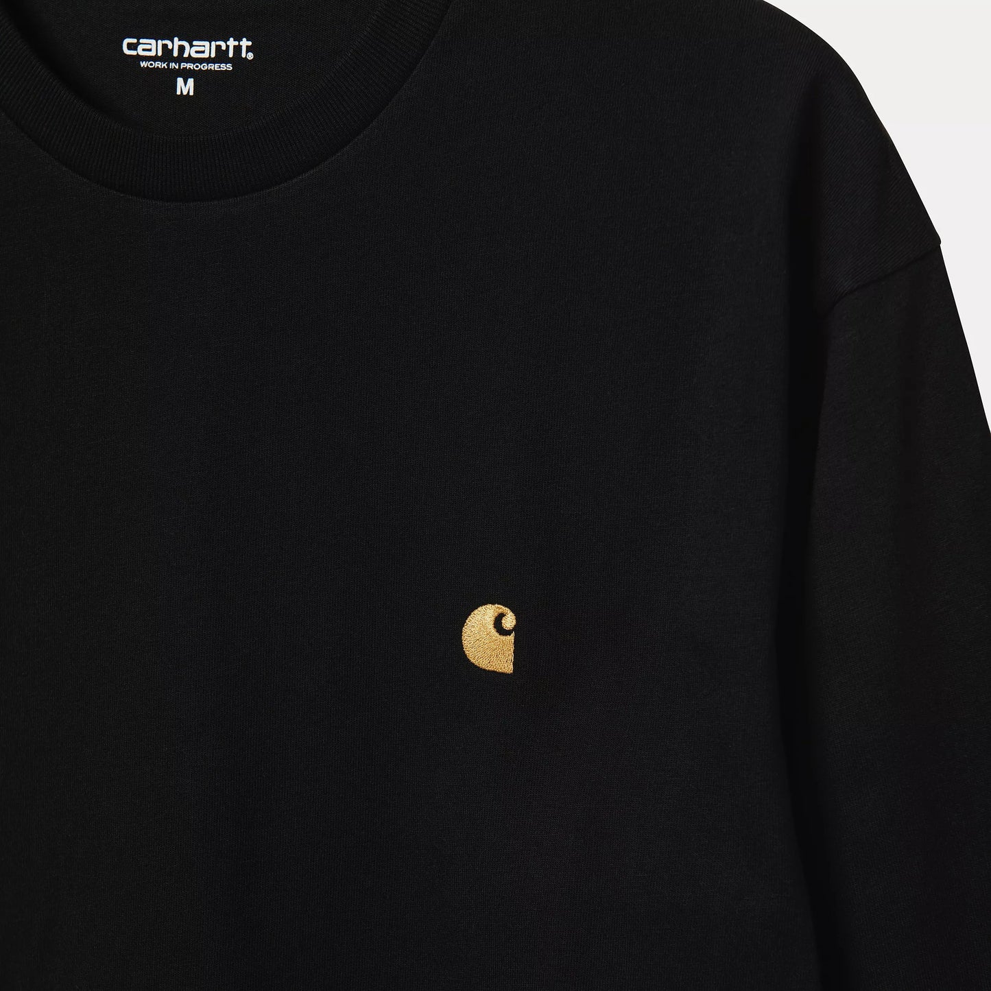 Carhartt WIP L/S Chase T-Shirt Black/Gold