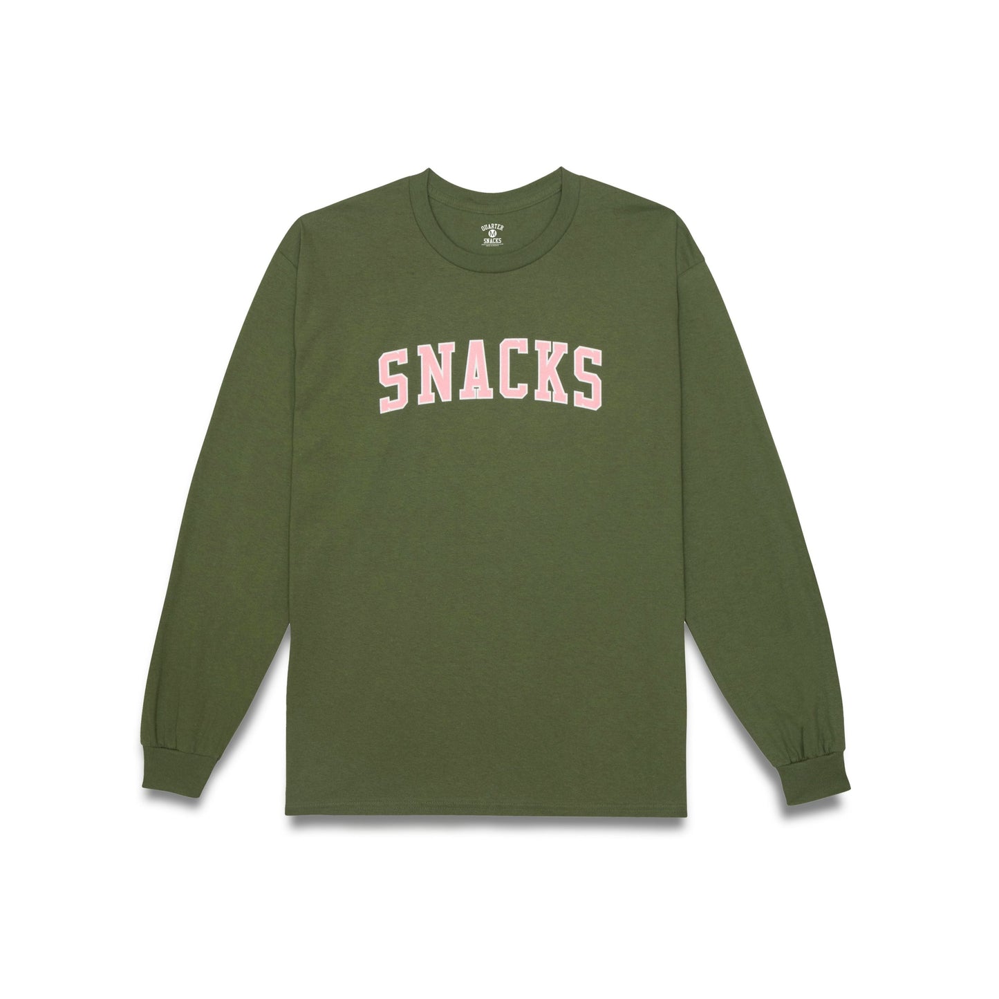 Quartersnacks SNACKS Varsity Longsleeve Olive Green
