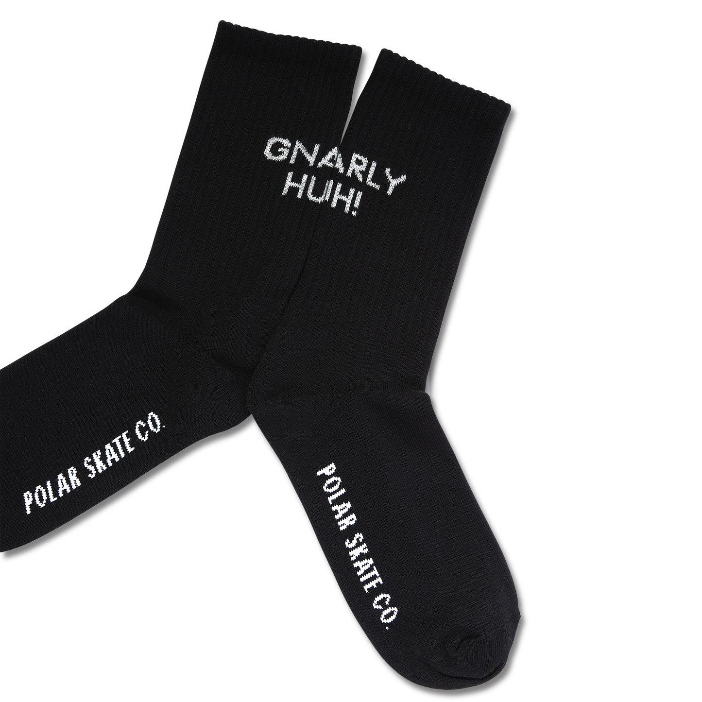 Polar Gnarly Huh! Socks Black