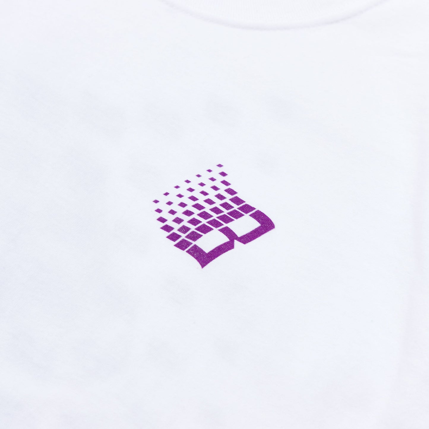Bronze Polka Dot Logo Tee Wht