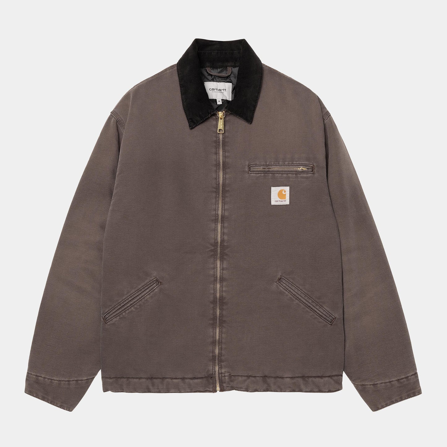Carhartt WIP OG Detroit Jacket Tobacco / Black (Stone Canvas)