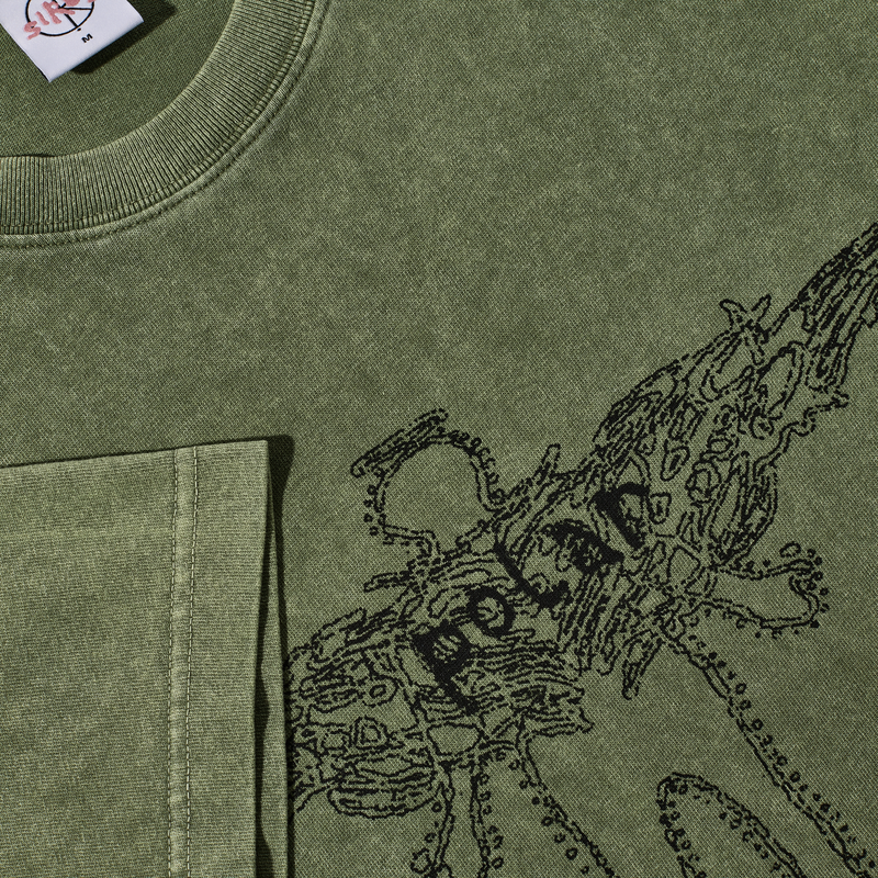 Polar Soul Acid Tee Army Green