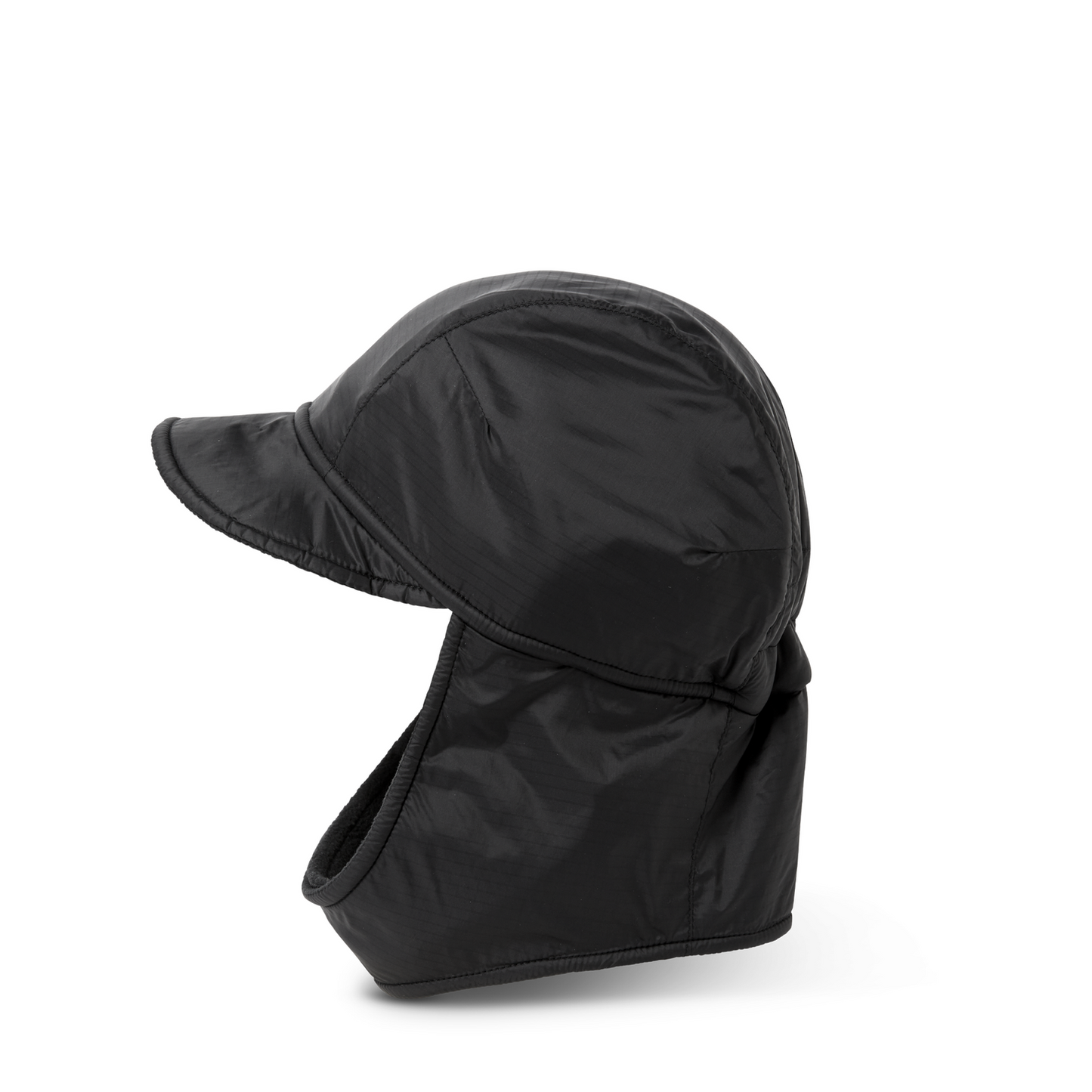 Polar Luke Flap Ripstop Cap Black