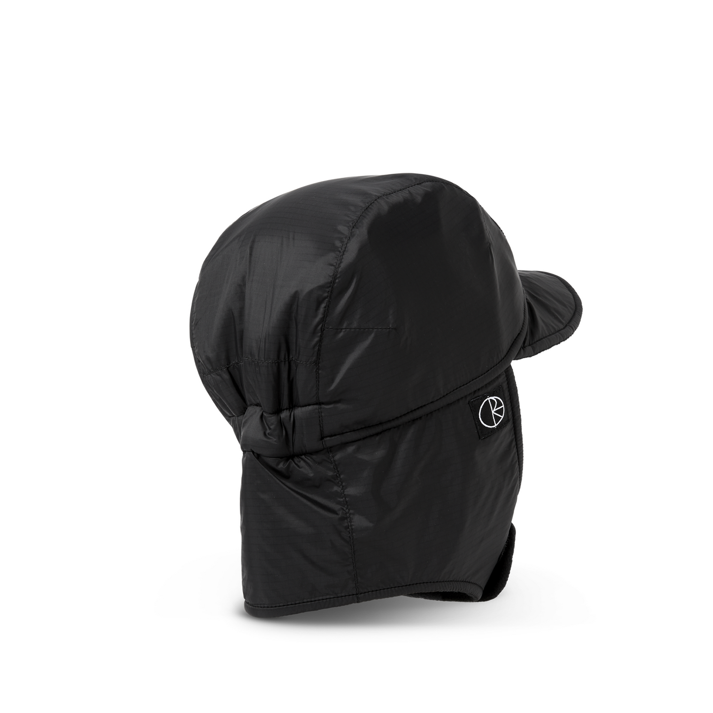 Polar Luke Flap Ripstop Cap Black