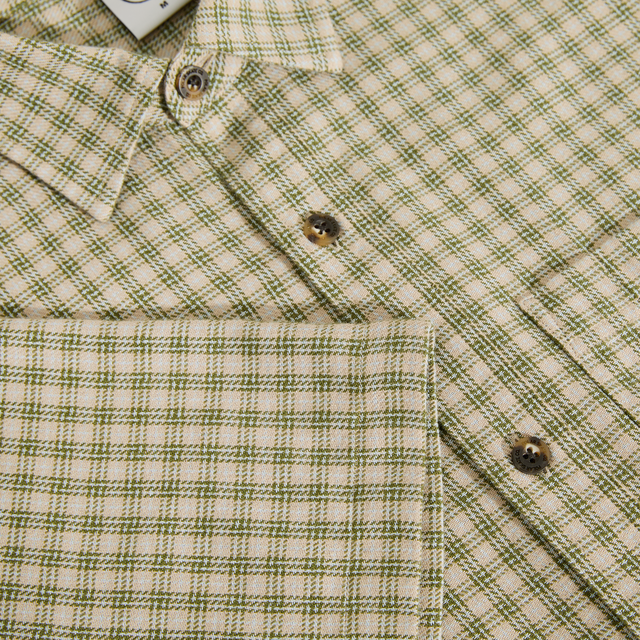 Polar Mitchell Shirt Beige/Green