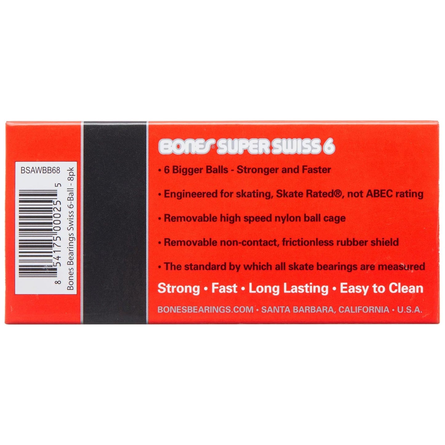 Bones Swiss Bearings Super Swiss 6 Ball