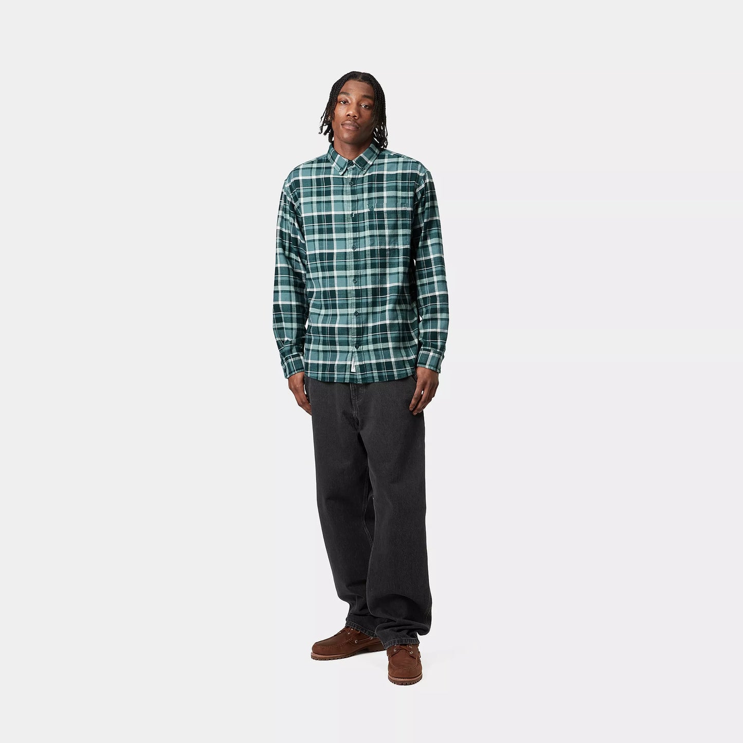 Carhartt WIP Single Knee Pant Black (stone washed)