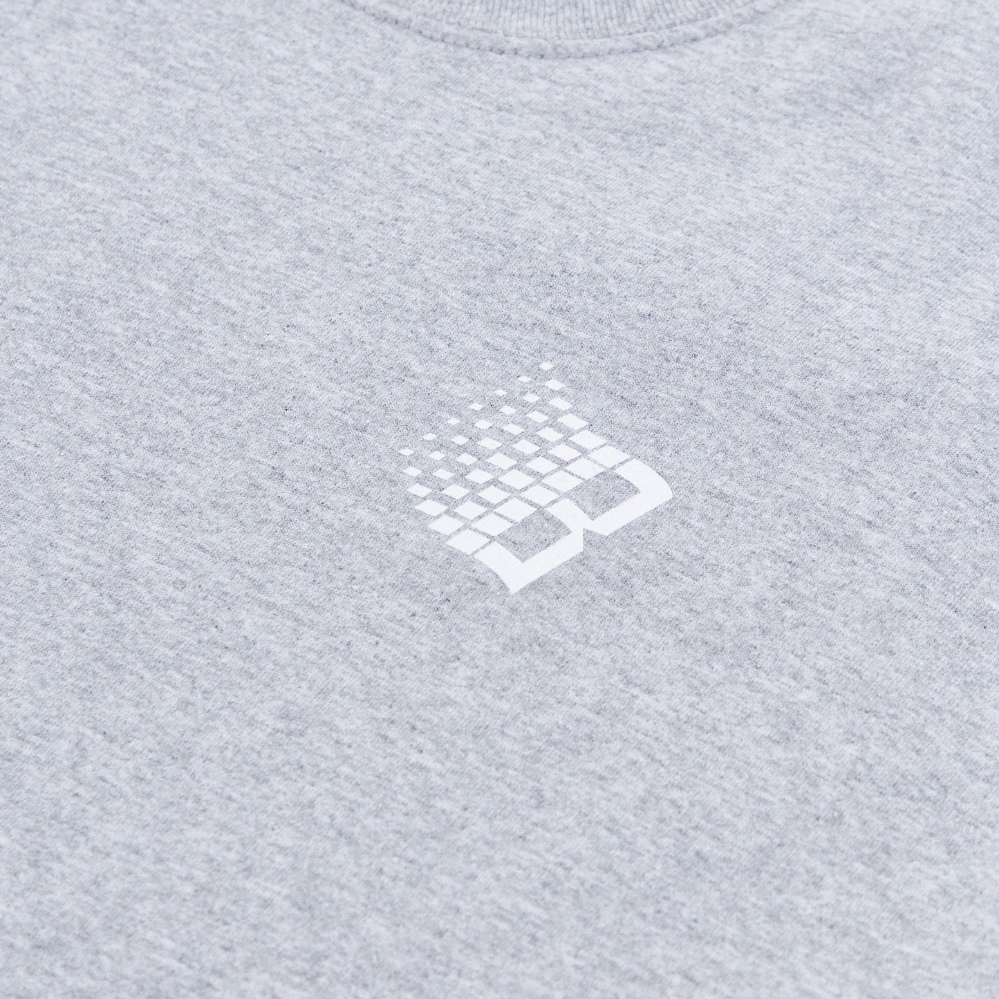 Bronze Polka Dot Logo Tee Heather Grey