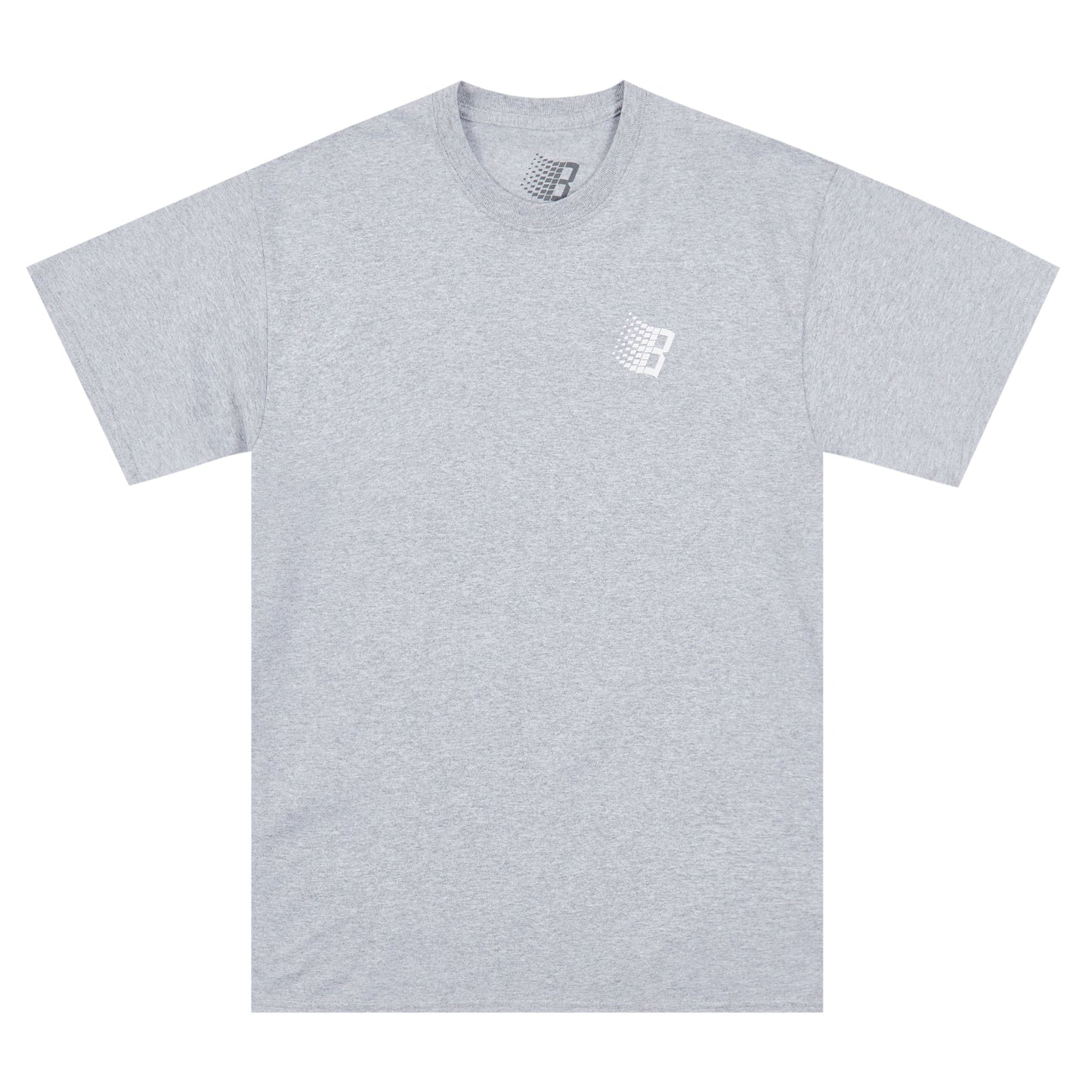 Bronze Polka Dot Logo Tee Heather Grey