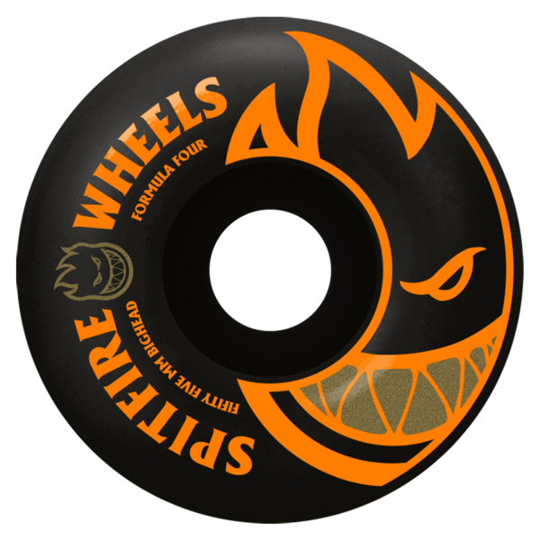 Spitfire Wheels F4 Bighead 55mm 99DU Black/Orange
