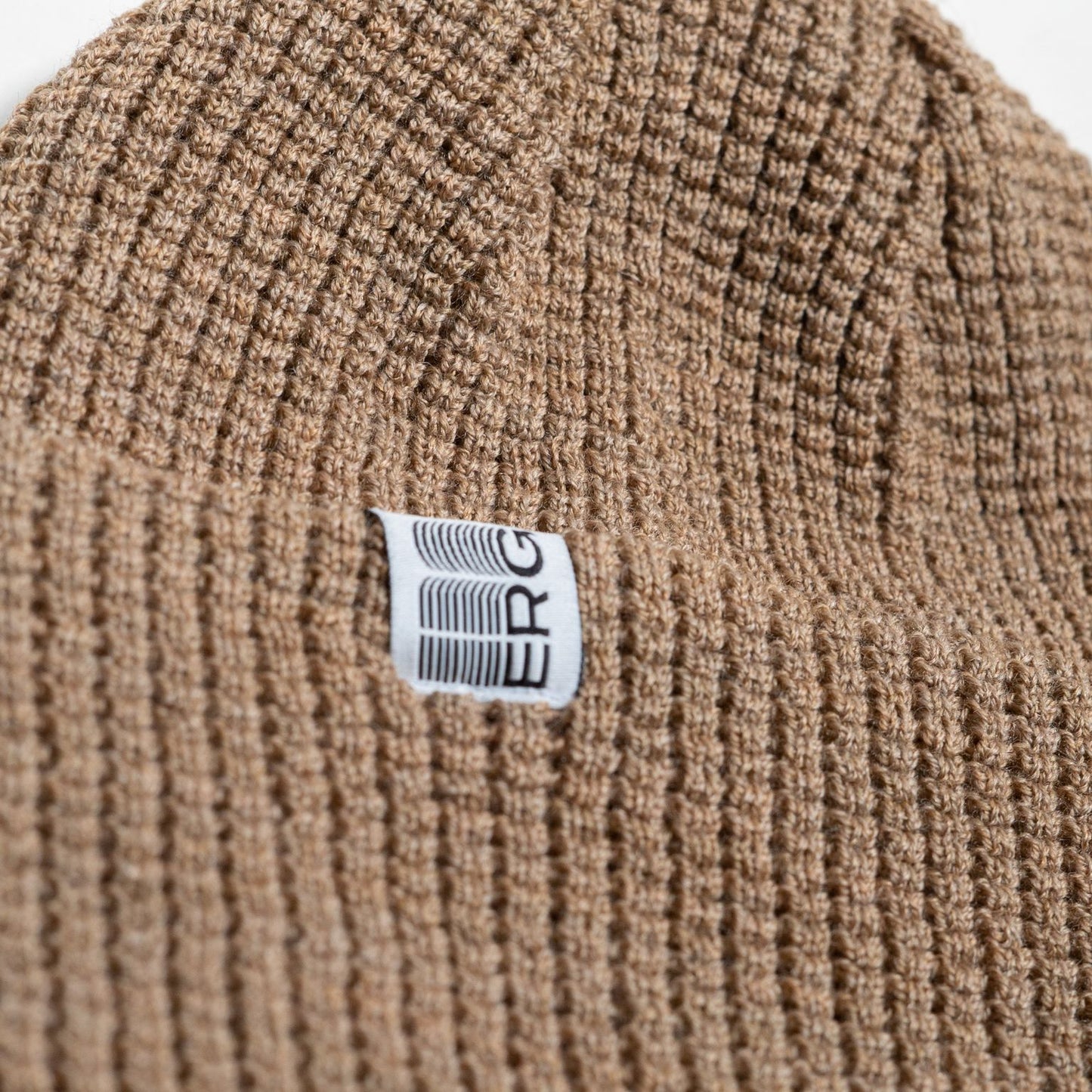 ERG Waffle Merino Beanie Hiekka
