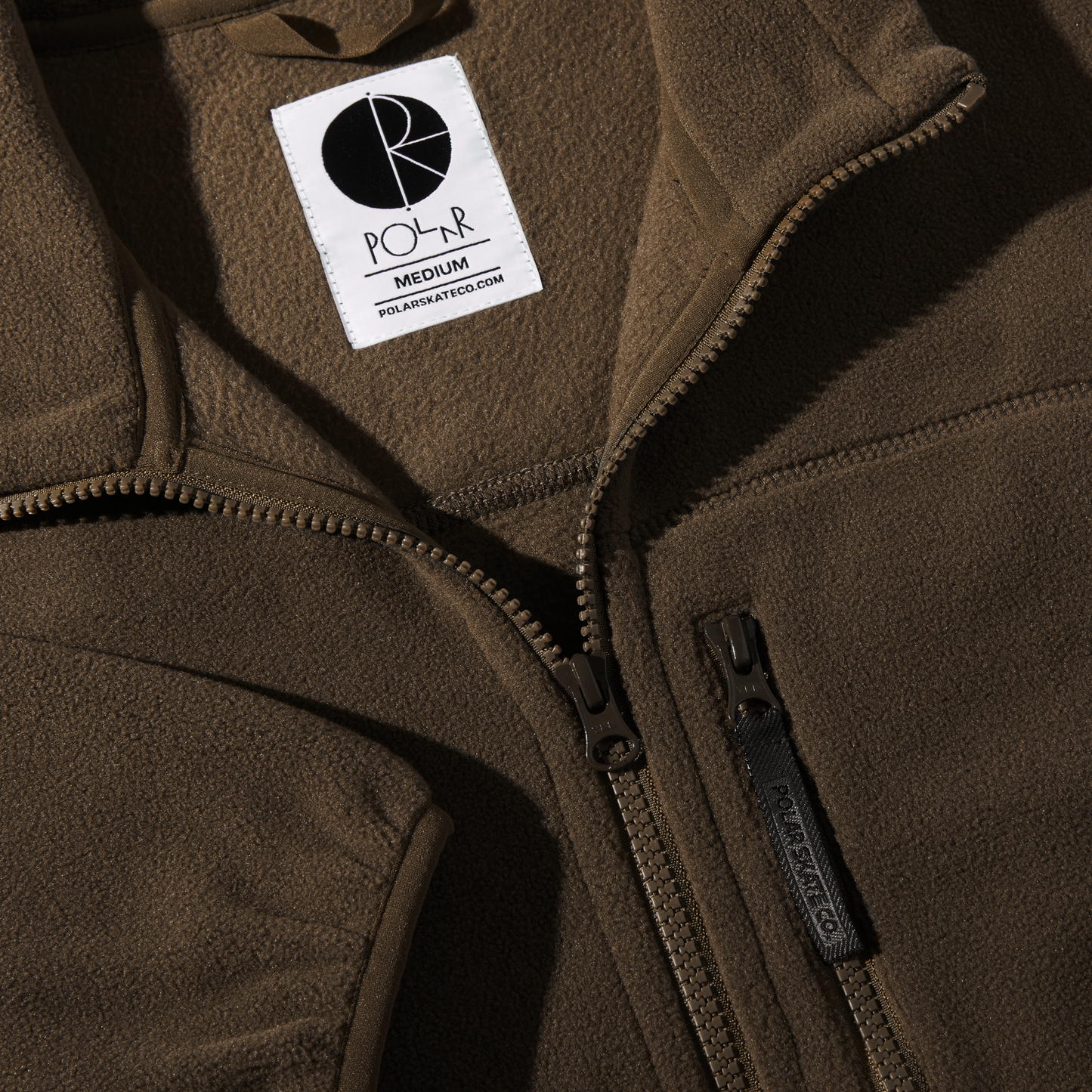 Polar Basic Fleece Jacket Brown