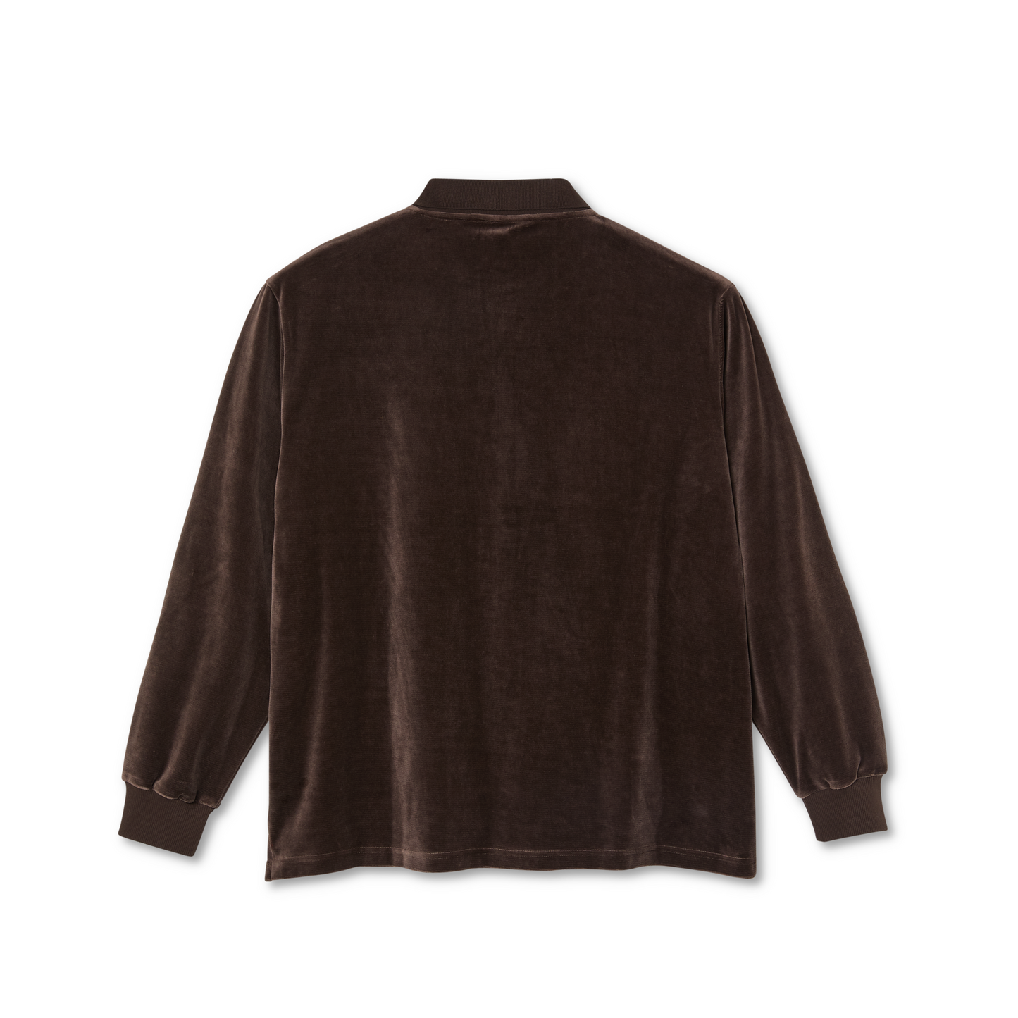 Polar Velour Zip Polo Longsleeve