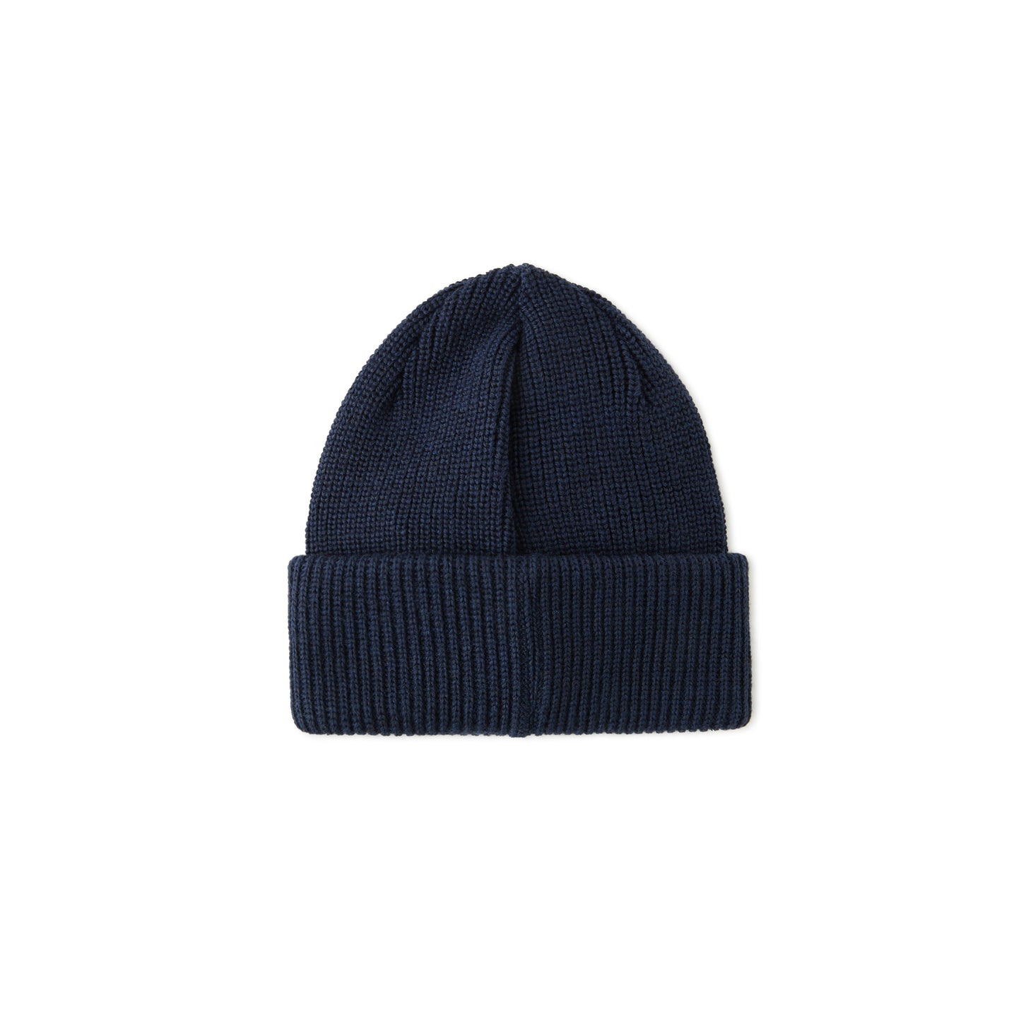 Polar Double Fold Merino Beanie Navy