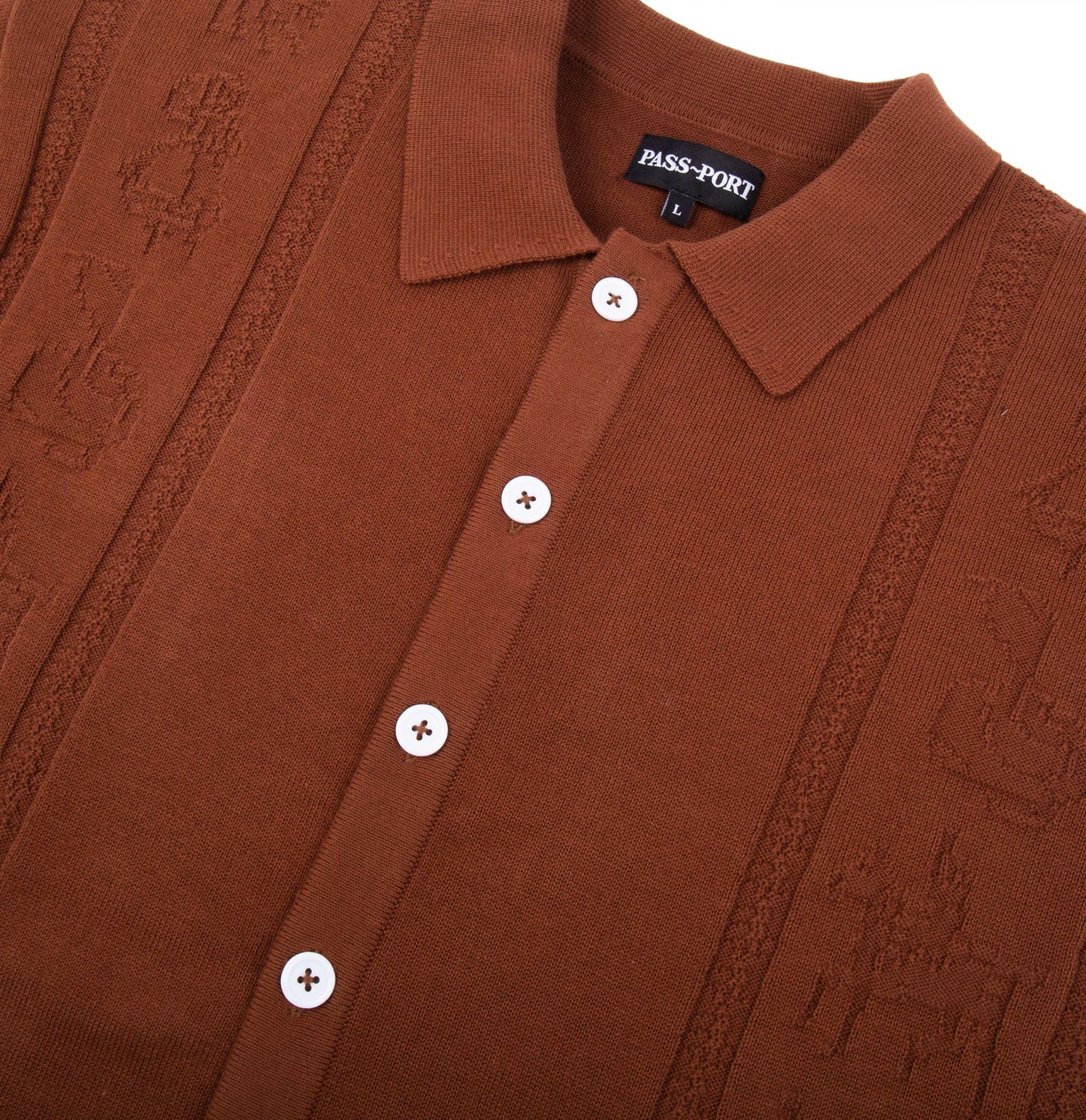 Pass Port Doilynitt Shirt Brown