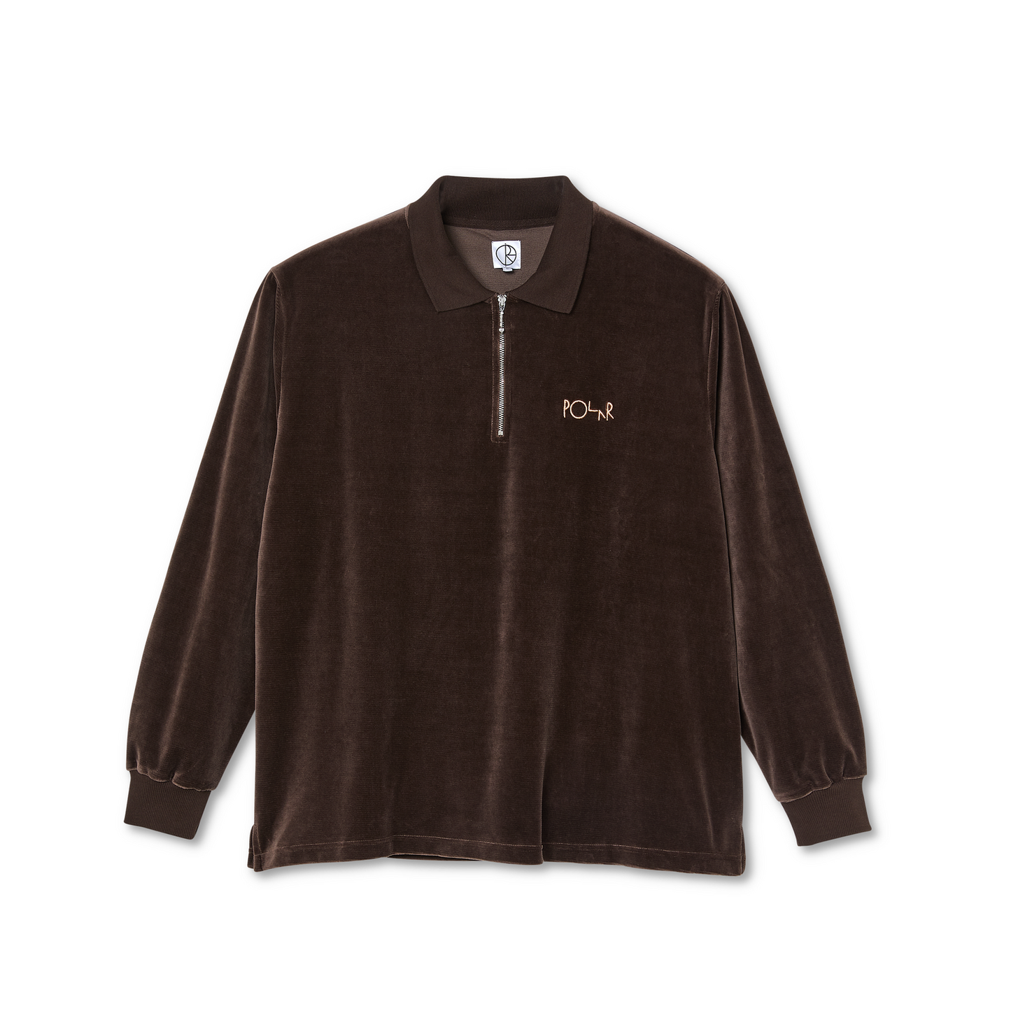 Polar Velour Zip Polo Longsleeve