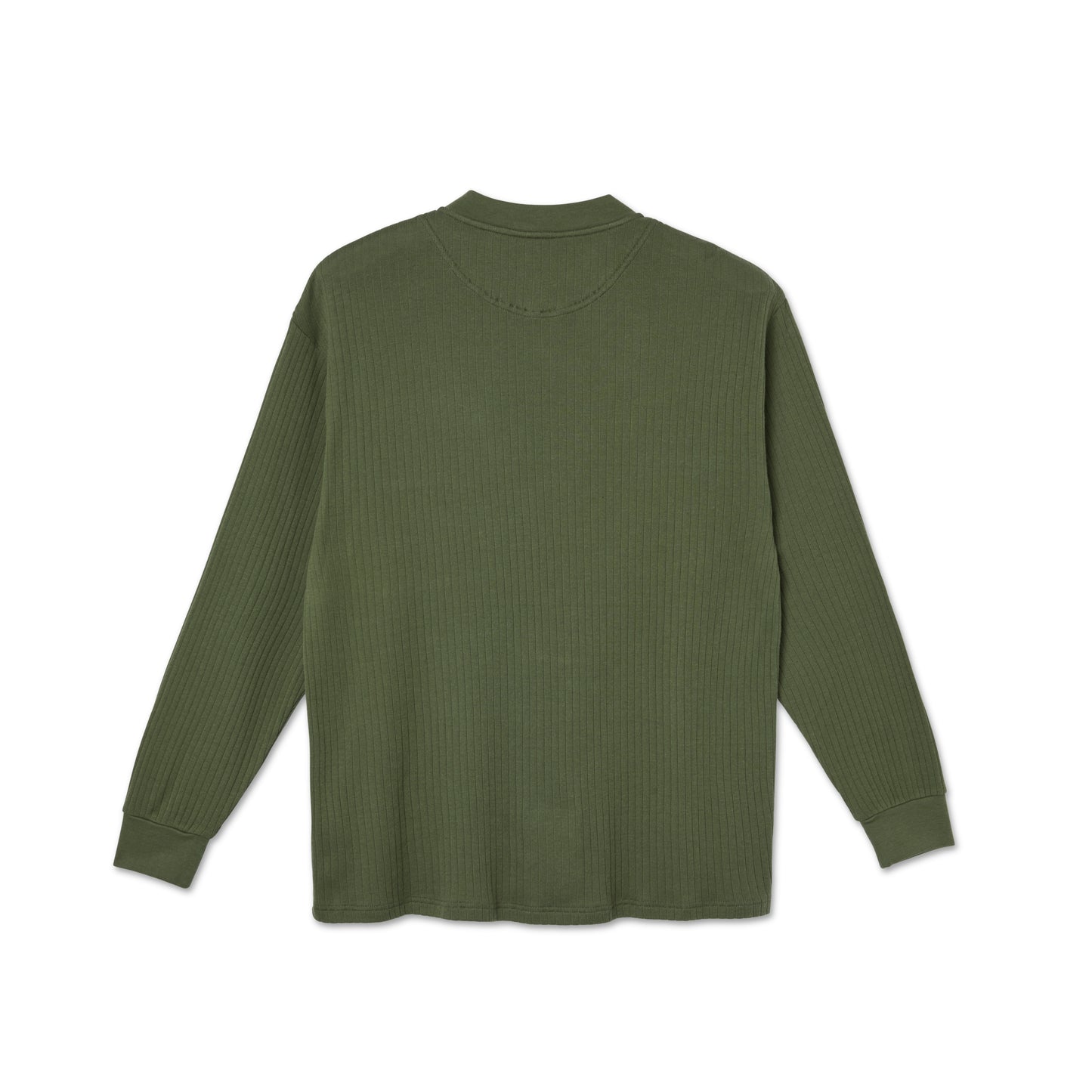 Polar Rib Henley Longsleeve Uniform Green