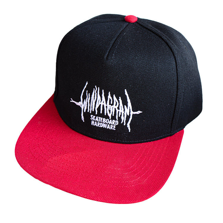 Windagram Skate Hardware Snapback Puna/Musta