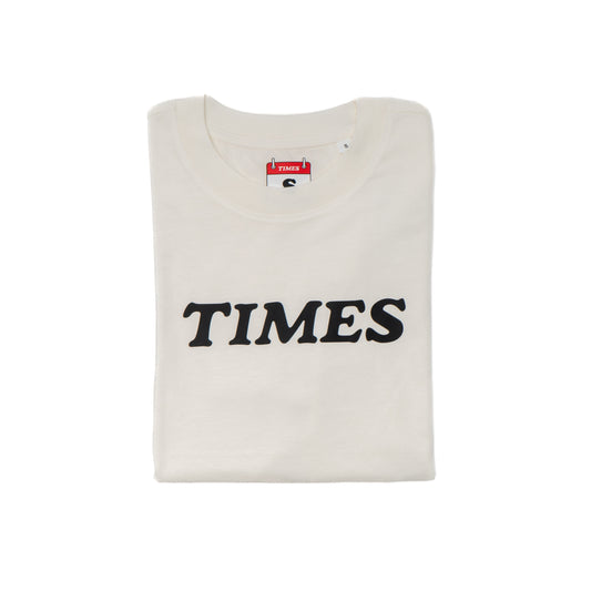 Times Logo T-shirt White Black