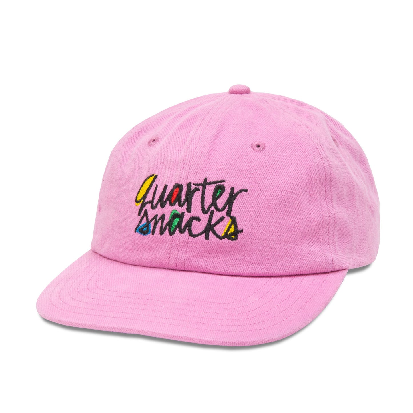 Quartersnacks Pop Art Cap Pink Denim