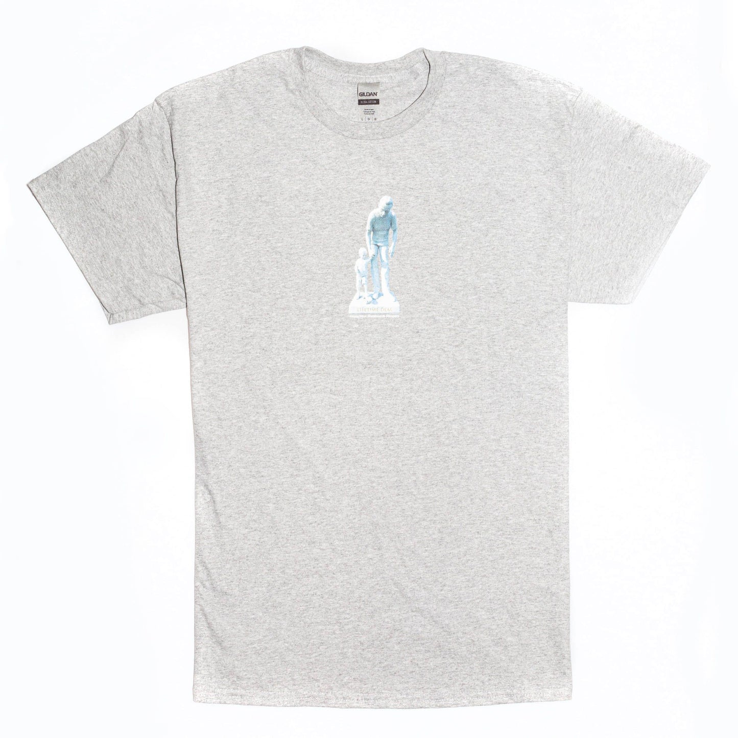 Happy Hour Lifetime Statue T-Shirt Grey