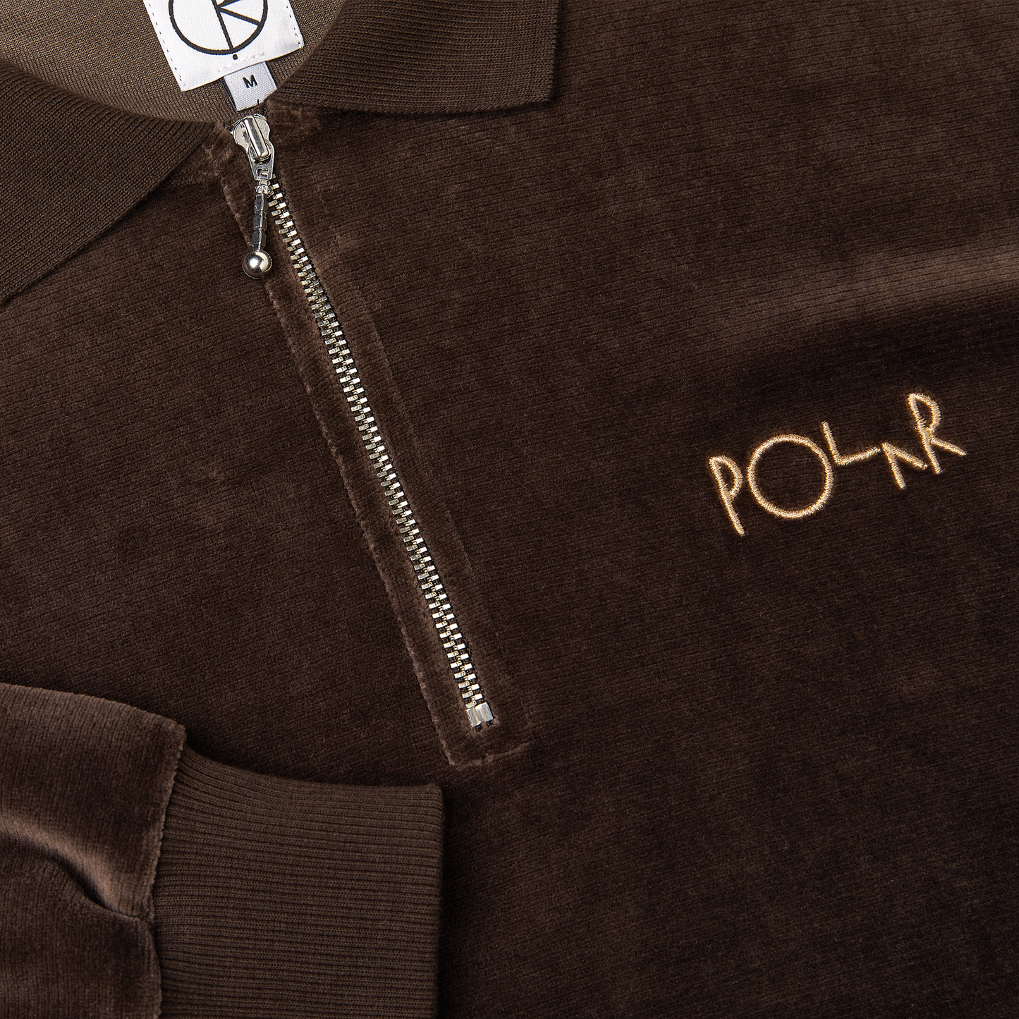 Polar Velour Zip Polo Longsleeve