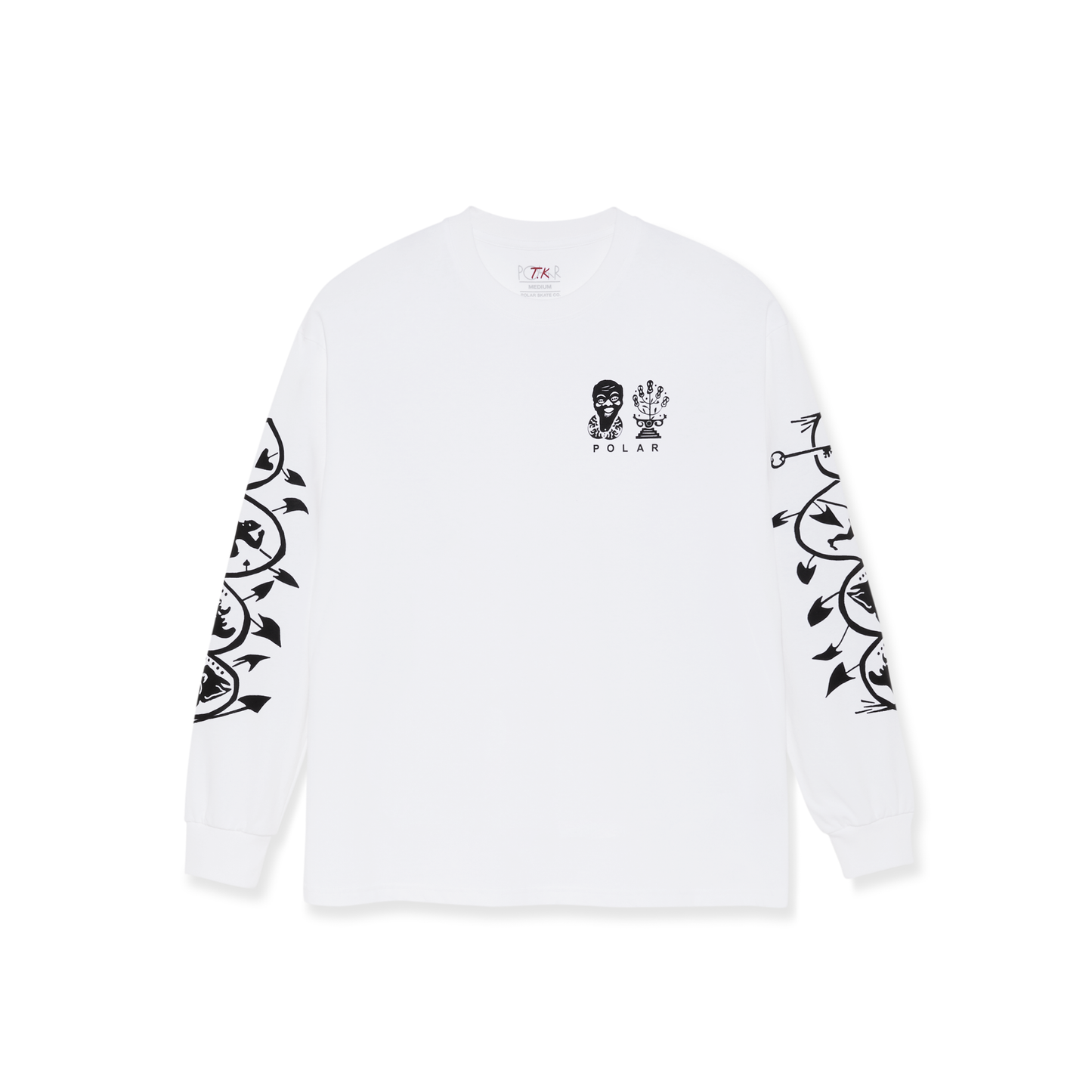 Polar Spiral Longsleeve White