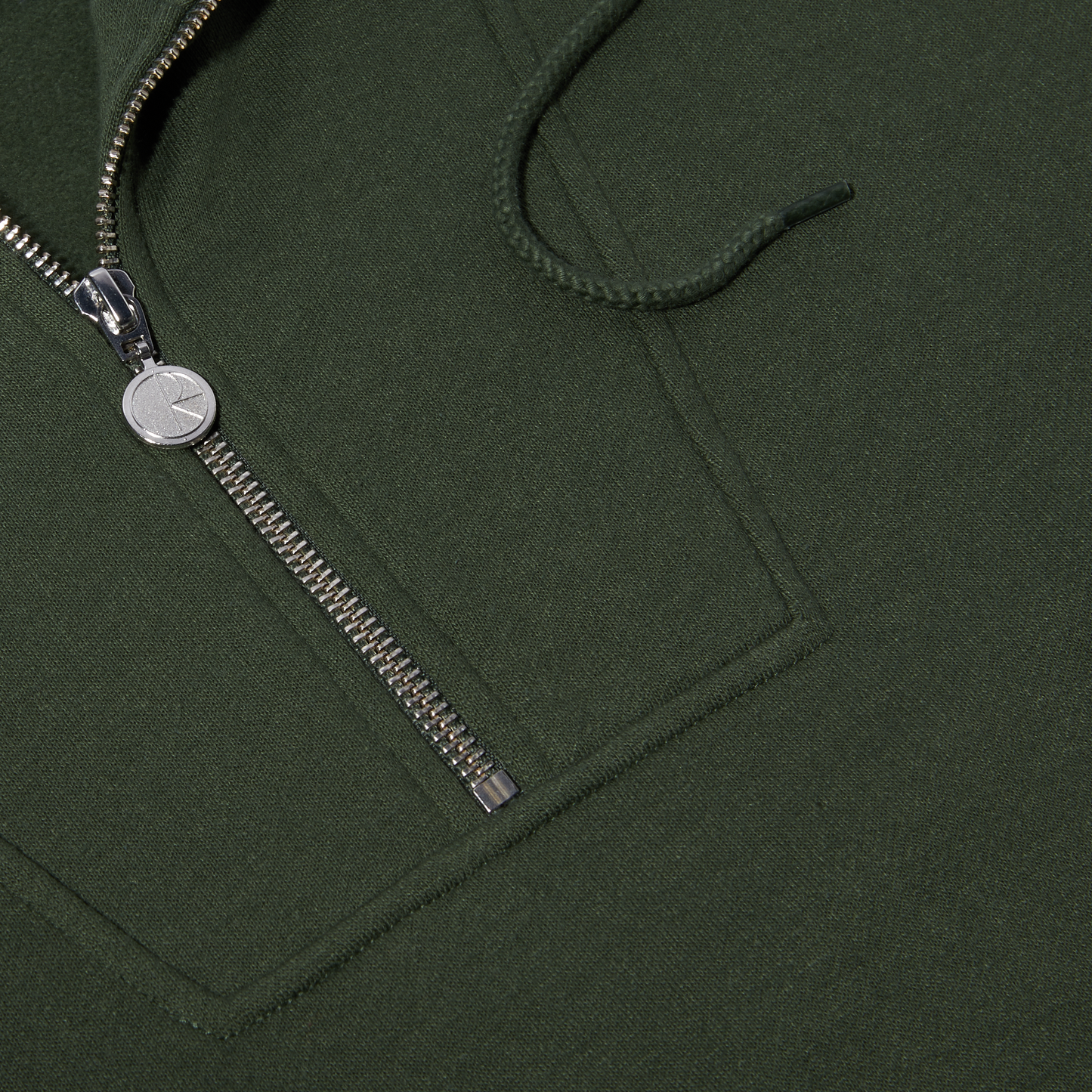 Polar Half Zip Hoodie Dark Olive