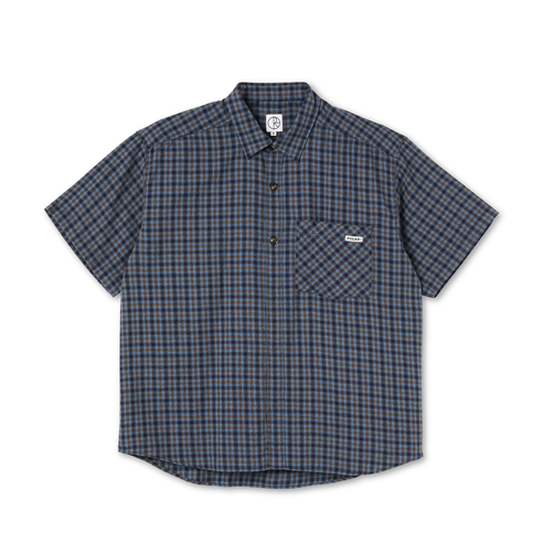 Polar Mitchell Flannel Shirt Blue Brown