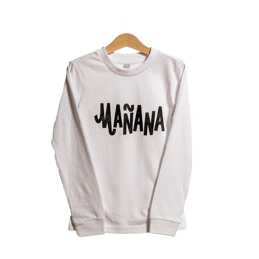 Mañana Longsleeve White Kids