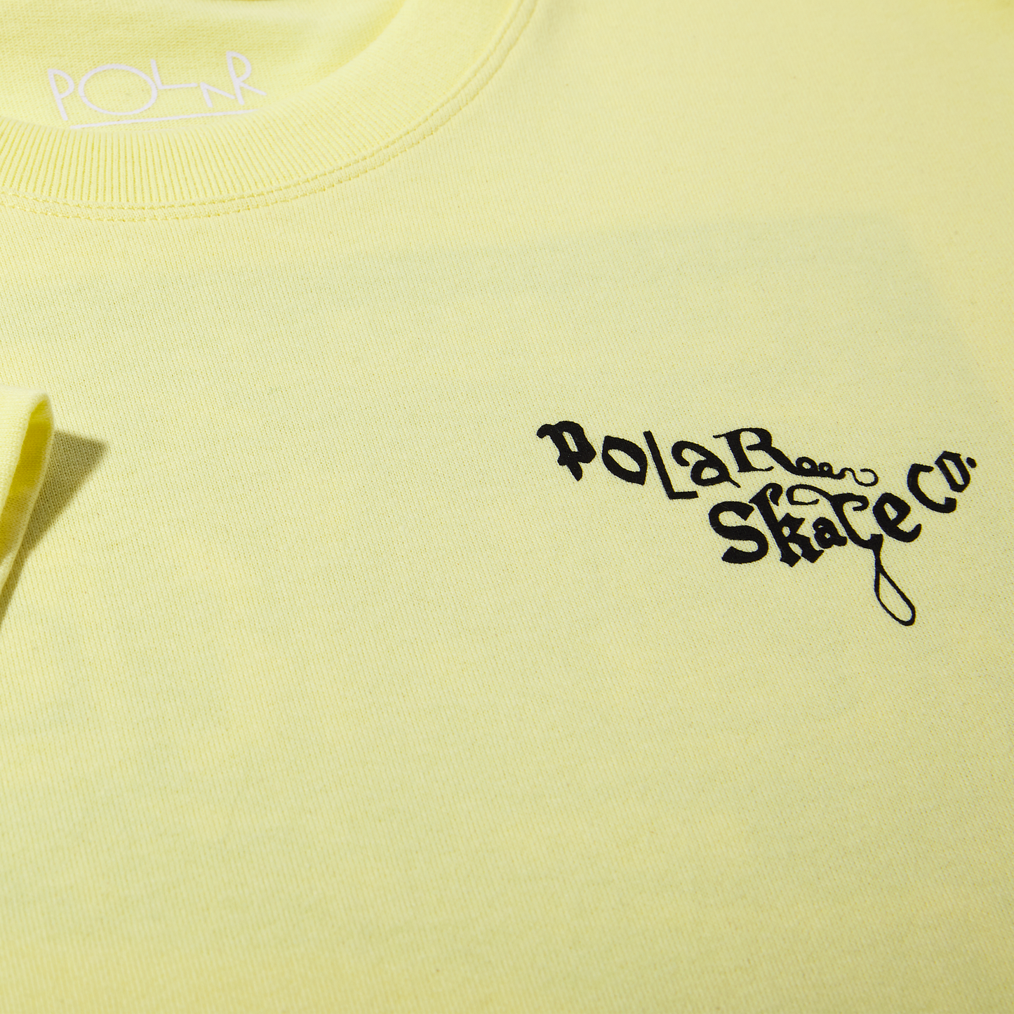 Polar Gorilla King Tee Pale Yellow