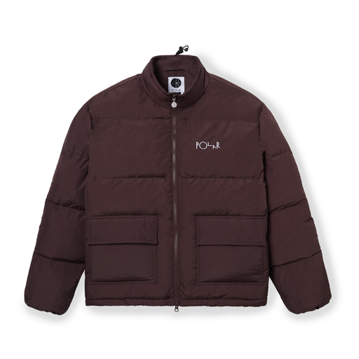 Polar Pocket Puffer Jacket - Bordeaux