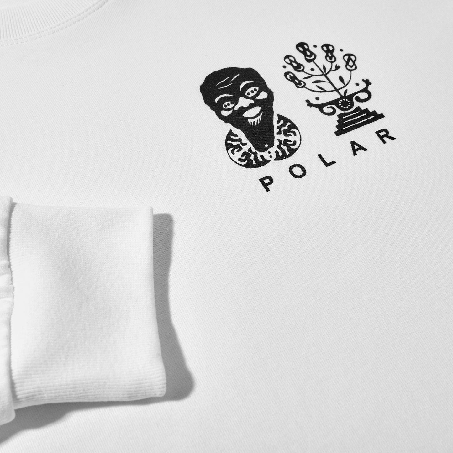 Polar Spiral Longsleeve White