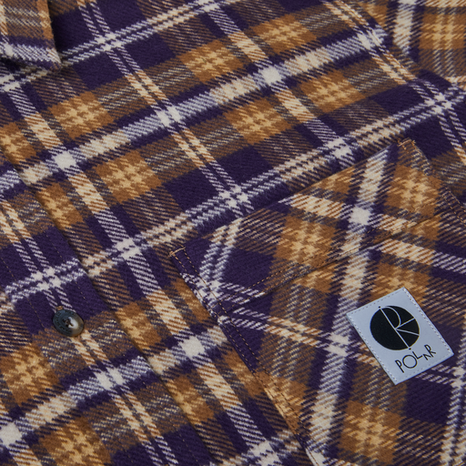 Polar Flannel Shirt Plum