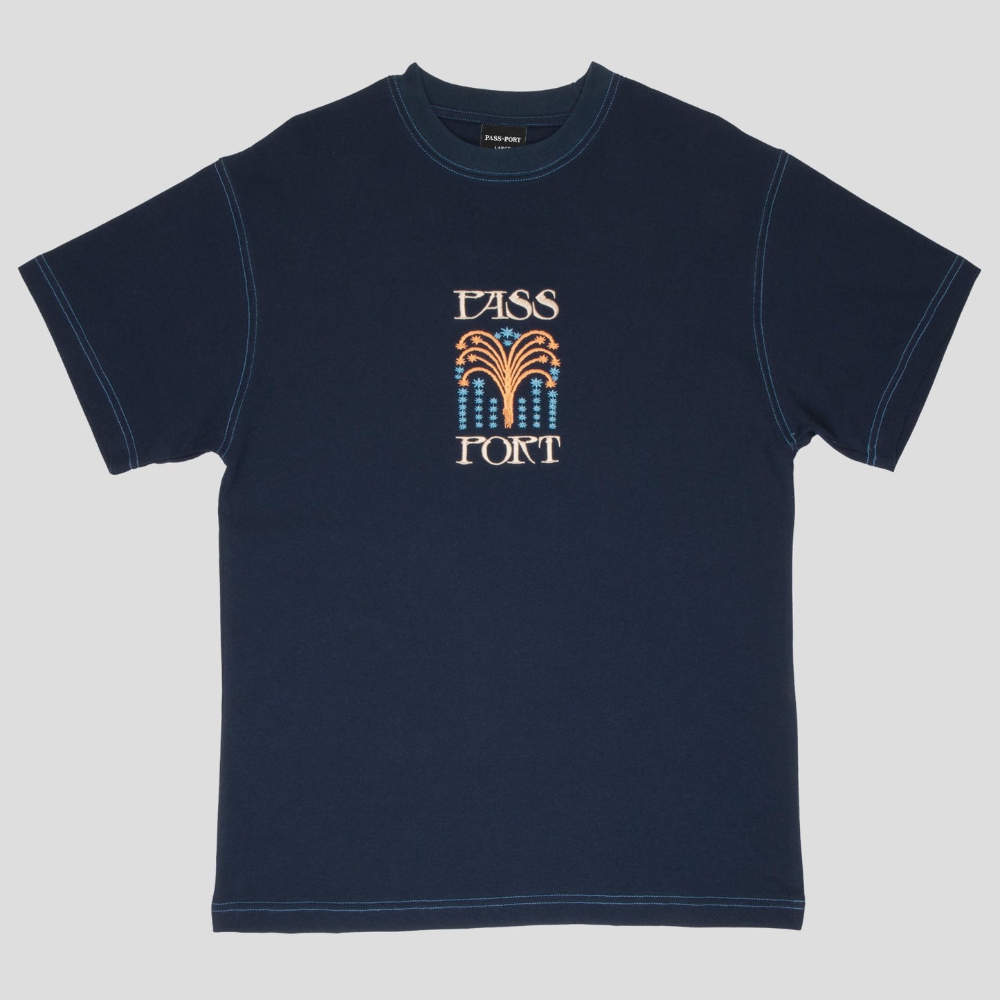 Pass~Port Roman Candle Tee - Navy