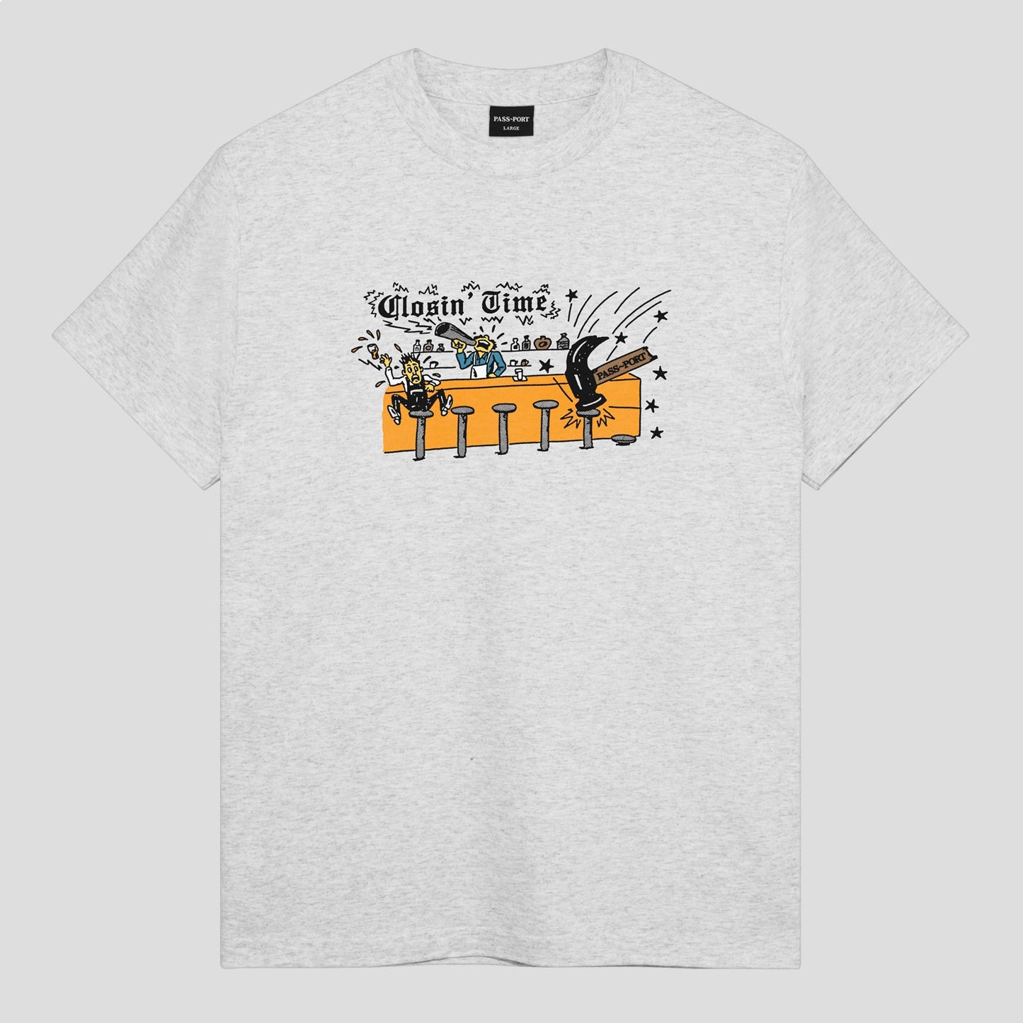 Pass~Port Closin' Time Tee - Ash