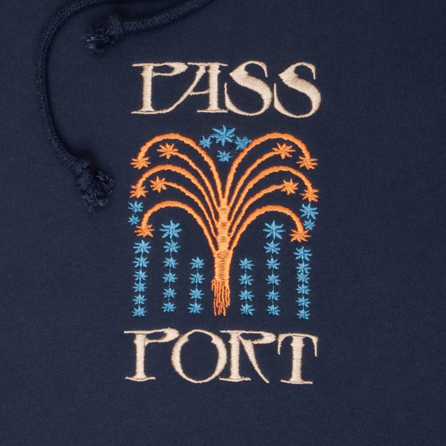 Pass~Port Roman Candle Hoodie - Navy