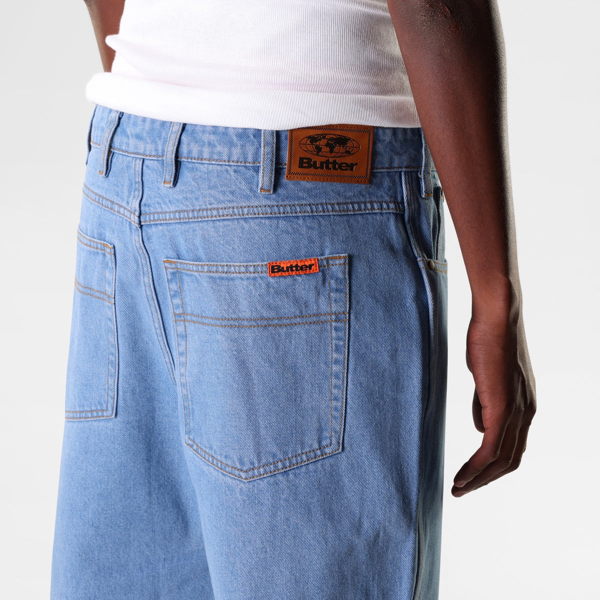 Butter Goods Relaxed Denim Jeans Washed Indigo