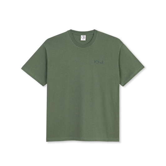 Polar Stroke Logo T-Shirt Jade Green / Dark Green