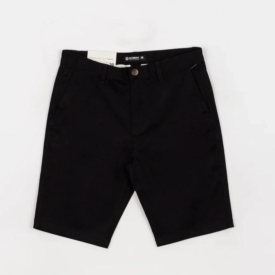 Element Howland Classic Chino Shorts - Black