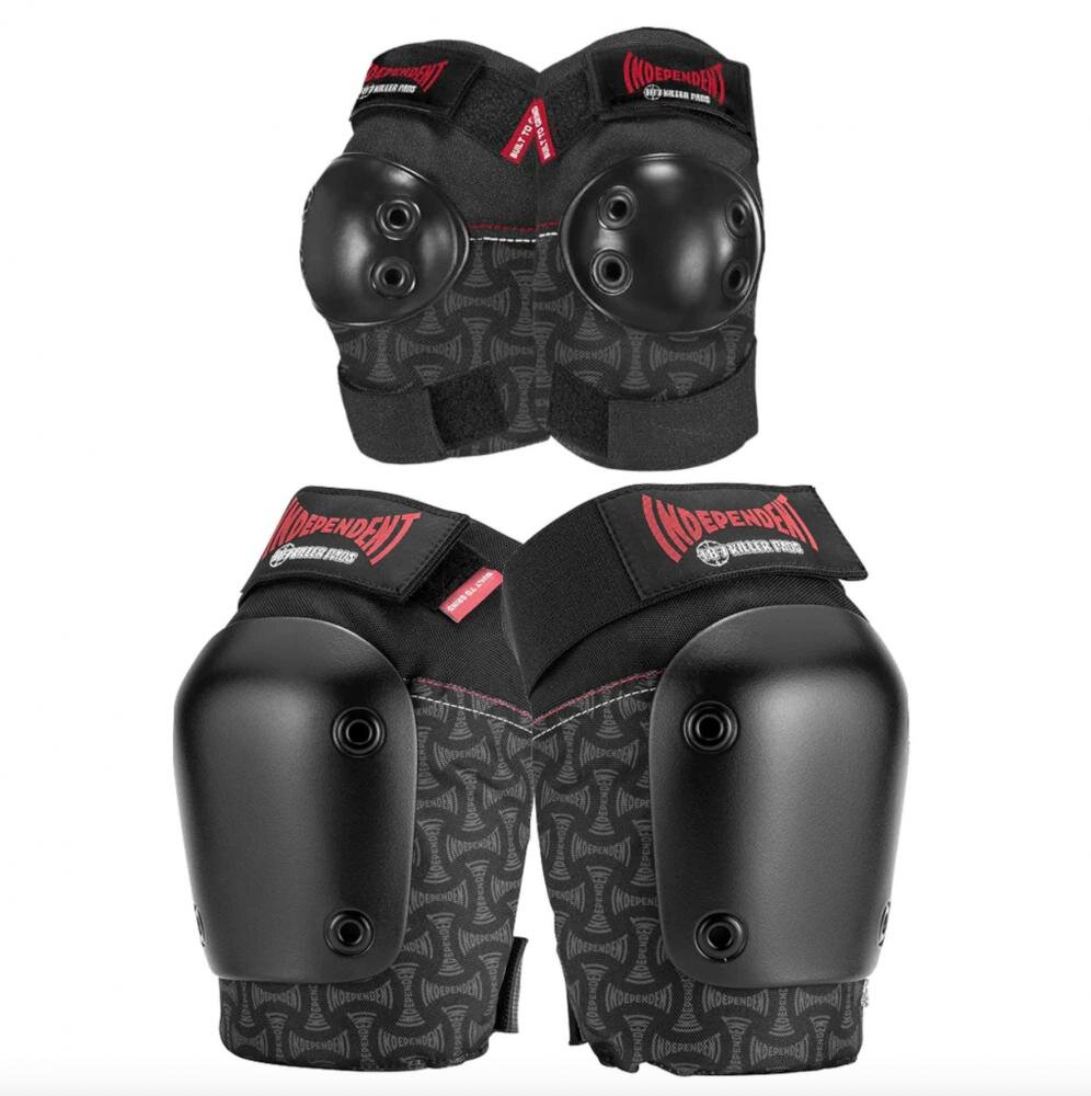 187 Killer Pads x Independent Combo Pack Set Black (Various Sizes)