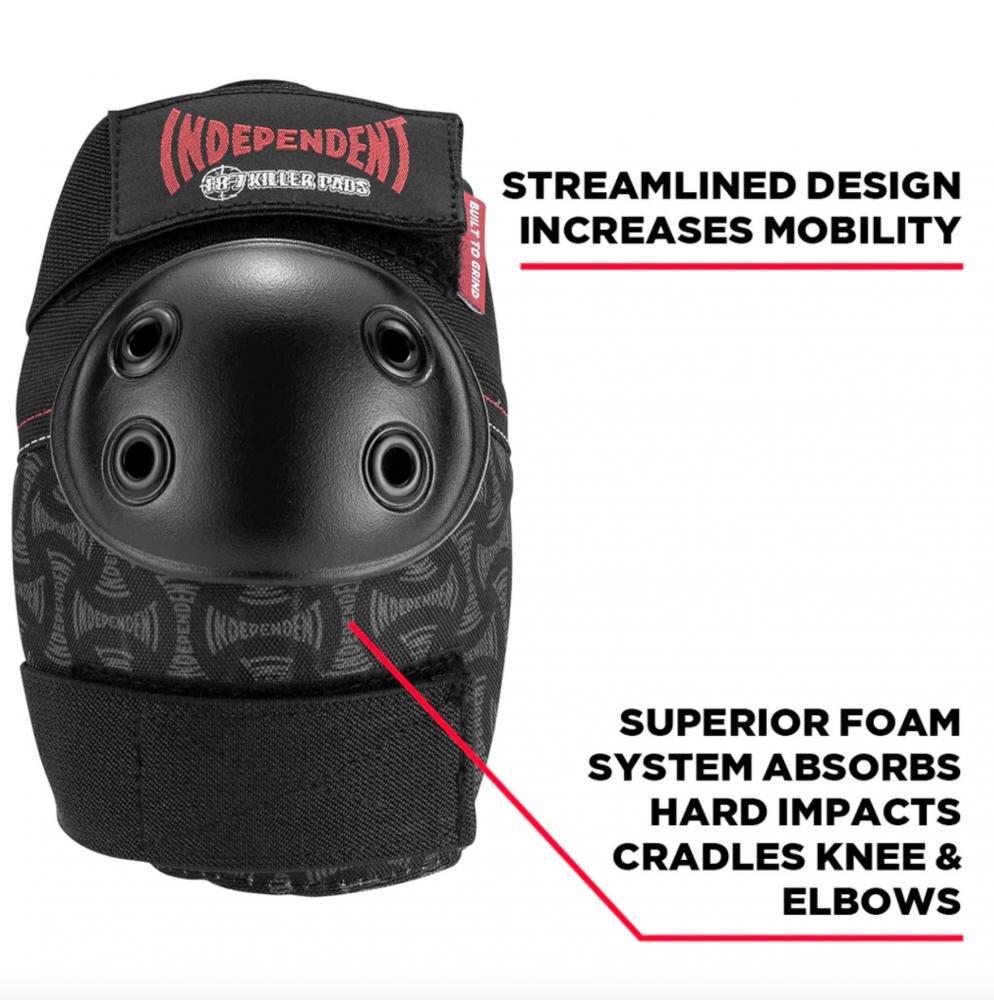187 Killer Pads x Independent Combo Pack Set Black (Various Sizes)