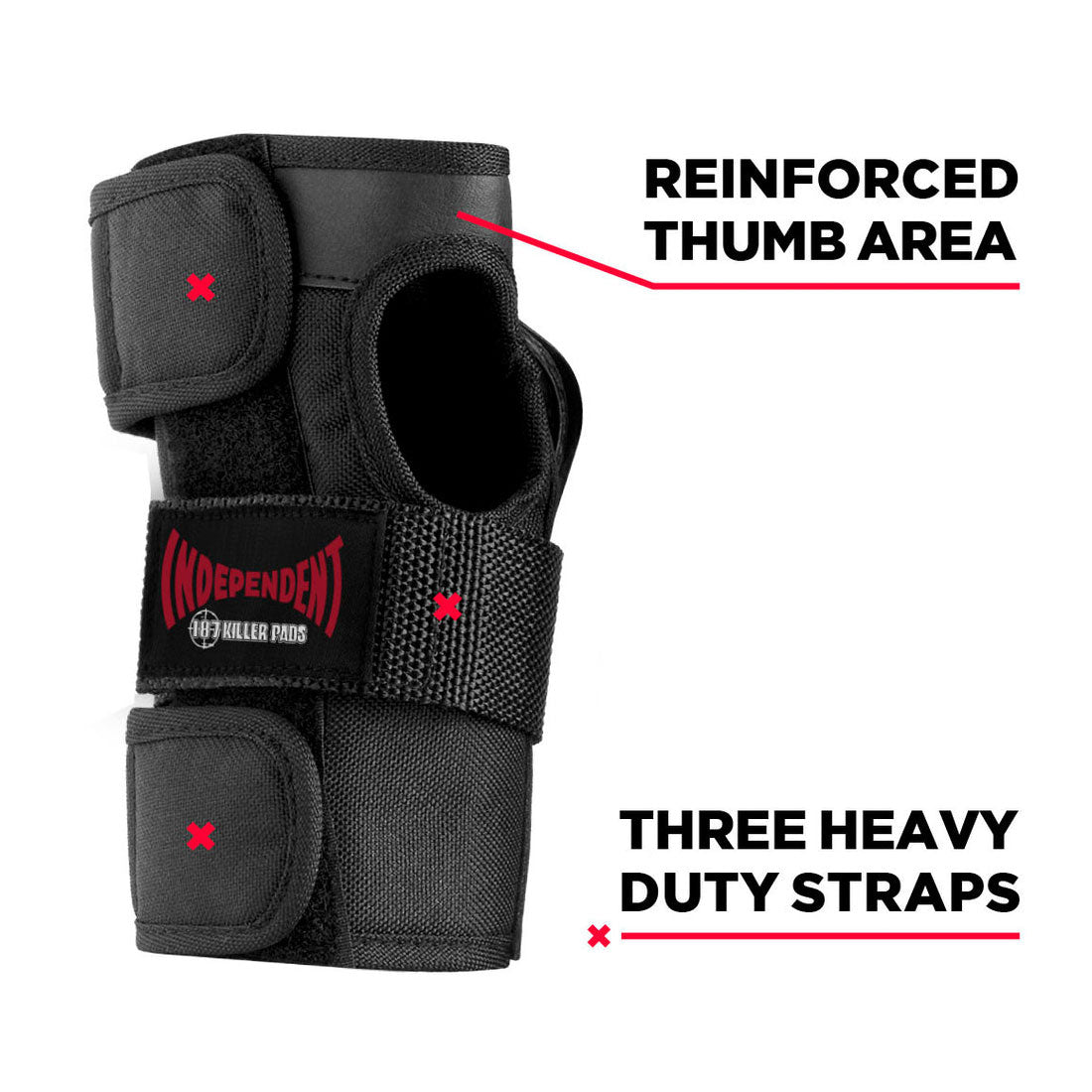 187 Kille Pads X - Independent Six - Pack Youth