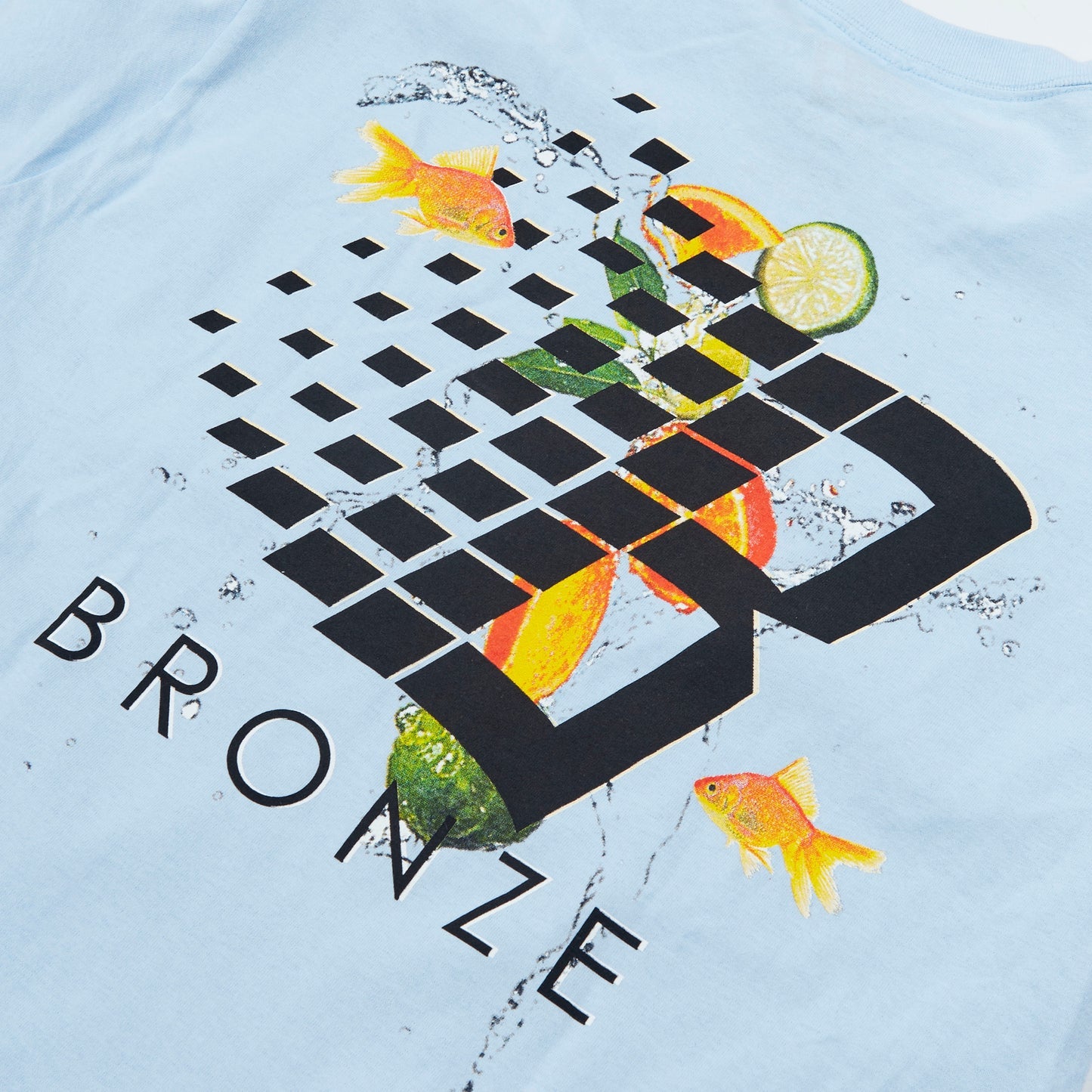 Bronze56K Citrus Logo T-Shirt Powder Blue