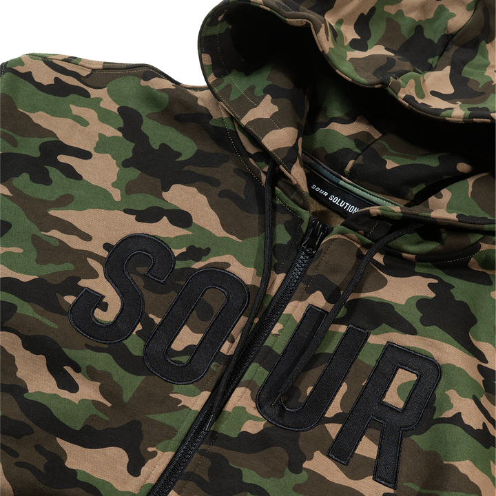 Sour Army Zip Hood – Camo