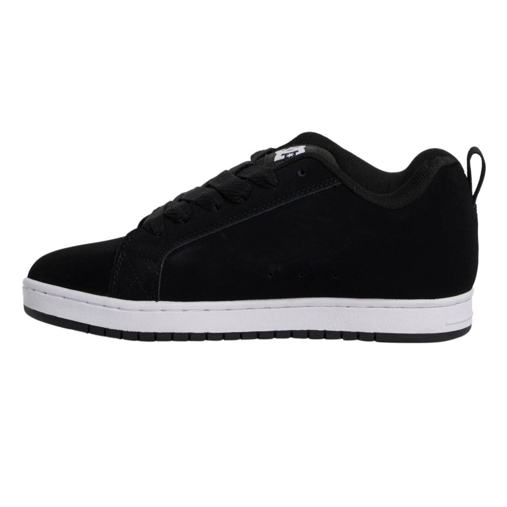 DC Court Graffik Leather Black / White